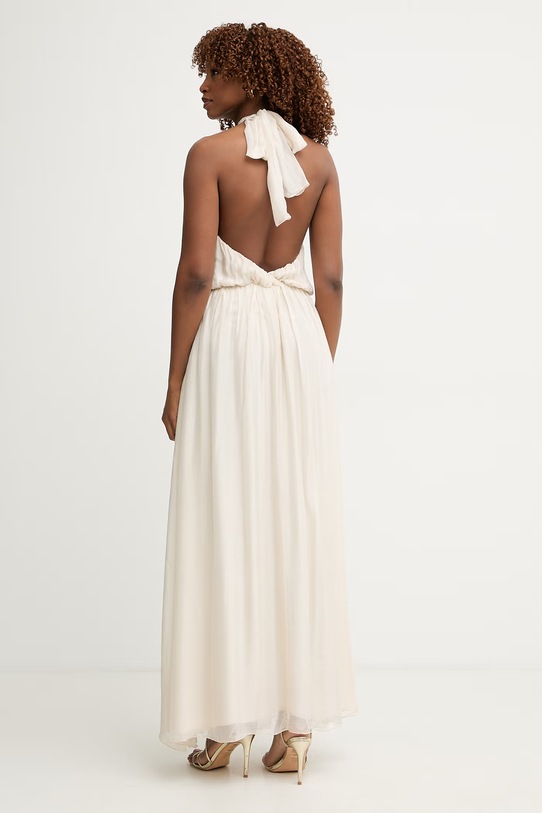 Îmbrăcăminte Haveone rochie cu mătase AFF.Q008 bej