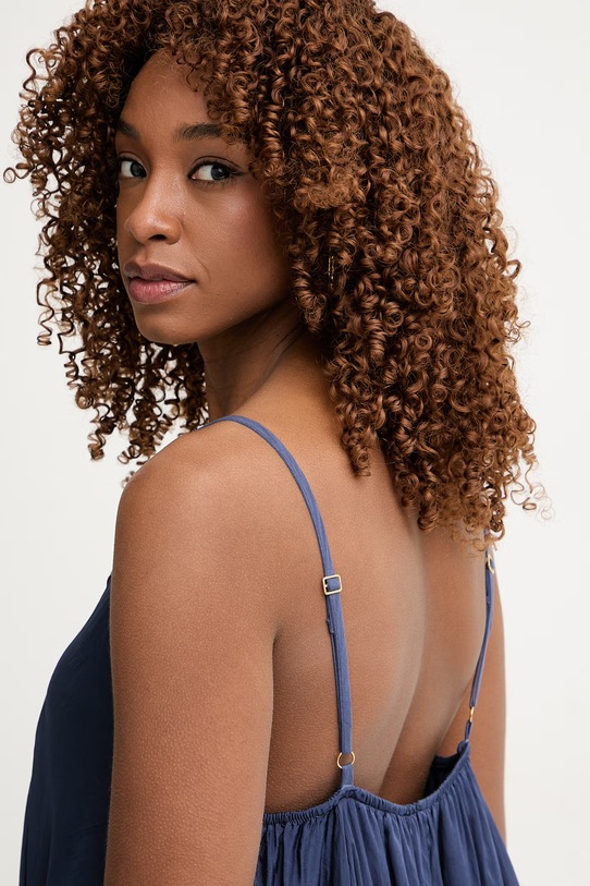 Haveone sukienka letnia z wiskozy granatowy ACH.Q013