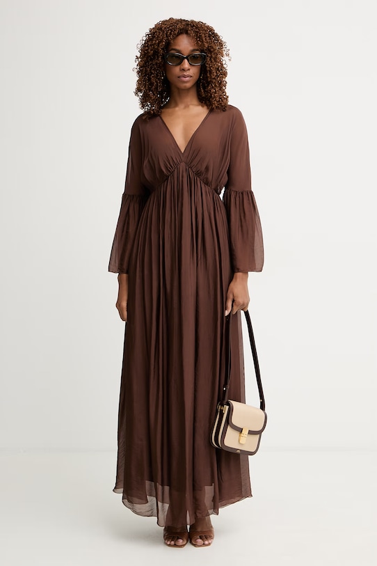 Haveone с шелком ACH.Q016 коричневый SS26