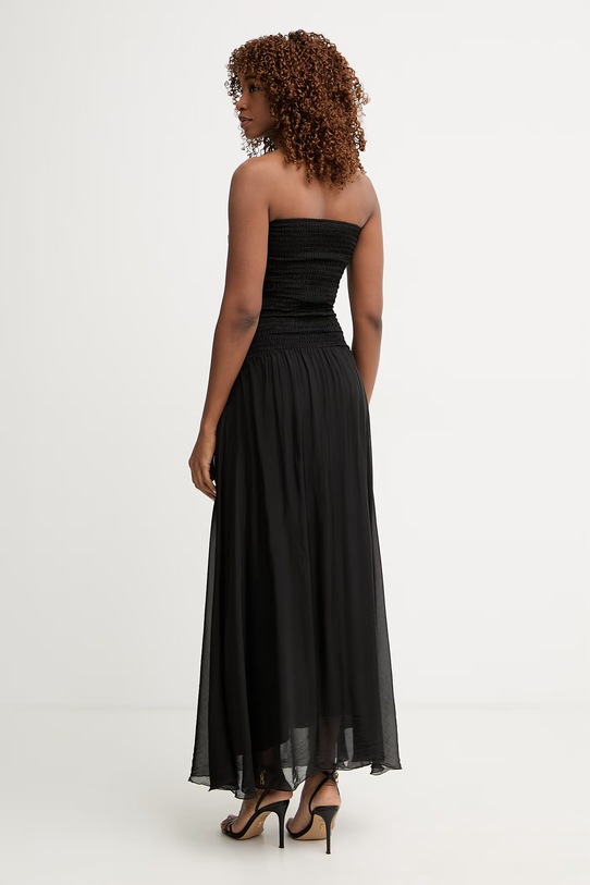 Odzież Haveone sukienka z jedwabiem ACH.Q014 czarny