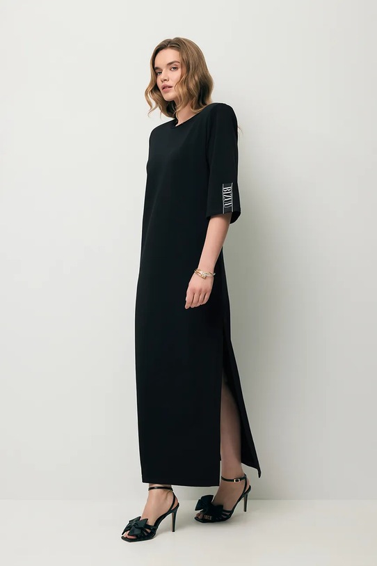 Îmbrăcăminte BIZUU rochie din bumbac cu elastan JULISSA JULISSA.CZARNY negru