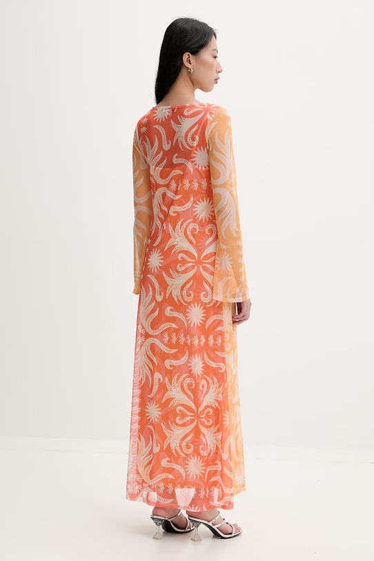 Odzież Never Fully Dressed sukienka NFDDR3408 pomarańczowy