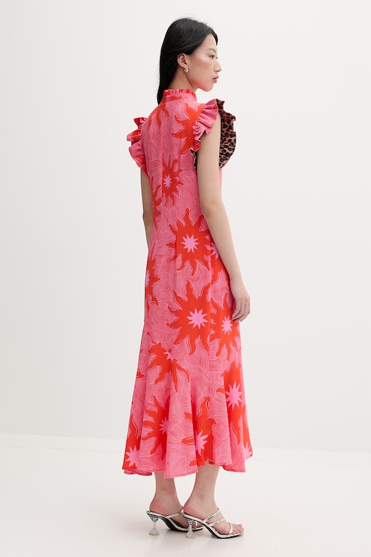 Odzież Never Fully Dressed sukienka NFDDR3418 różowy