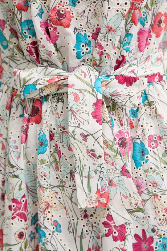 Liu Jo sukienka bawełniana VA6097.T531A biały