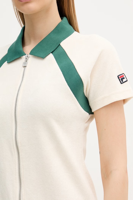 Fila рокля от памук BELFIORE FAW1286 бежов