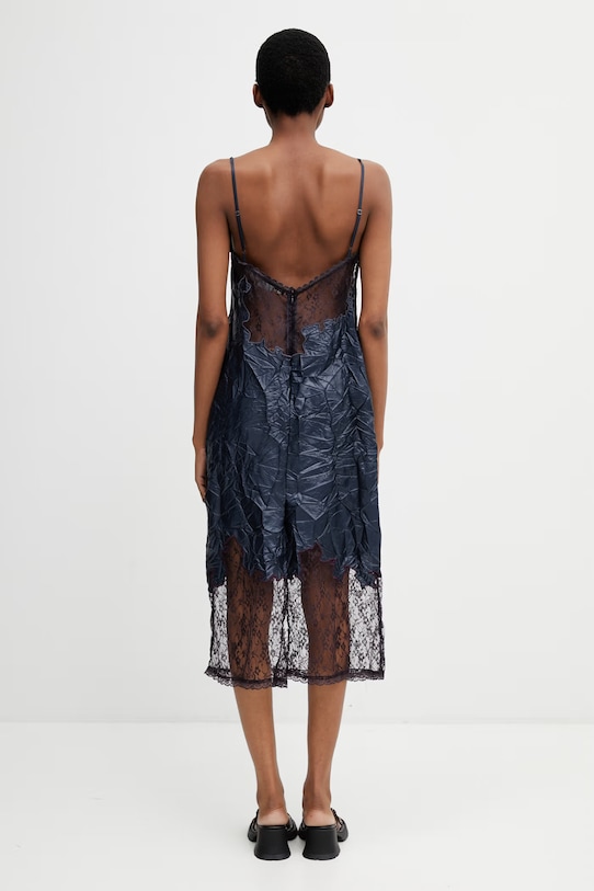 Odzież Andersson Bell Embroidery Lace sukienka bieliźniana z koronkowymi wstawkami atb1520w granatowy