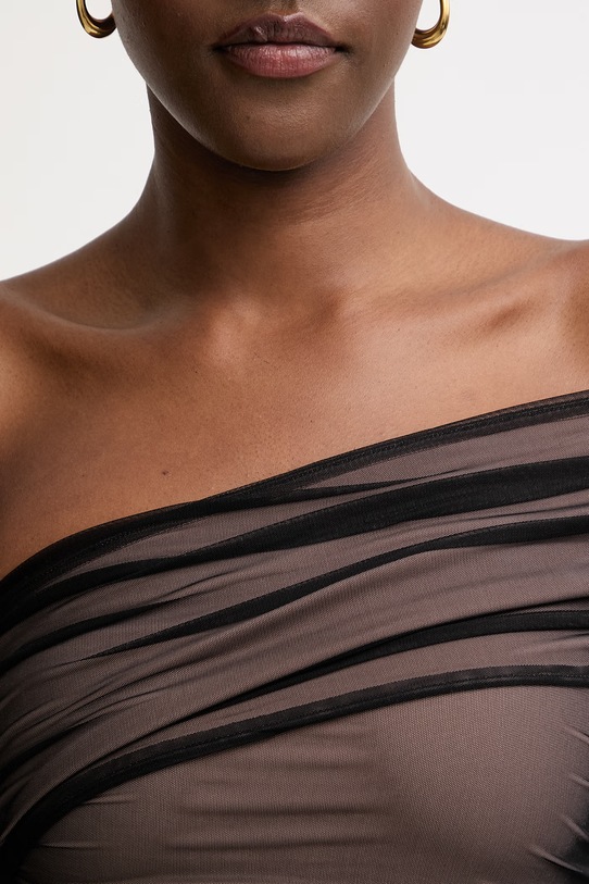 Herve Leger sukienka drapowana Oralie RMS8563964 czarny