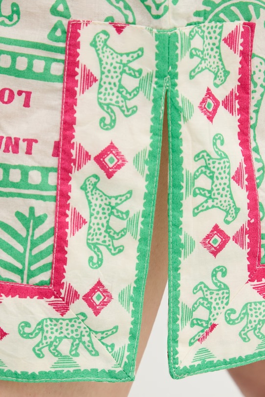 Lola Casademunt літня сукня бавовняна LS2616074 зелений