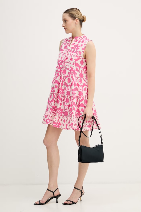 Lola Casademunt летнее платье из хлопка LS2616040 розовый SS26