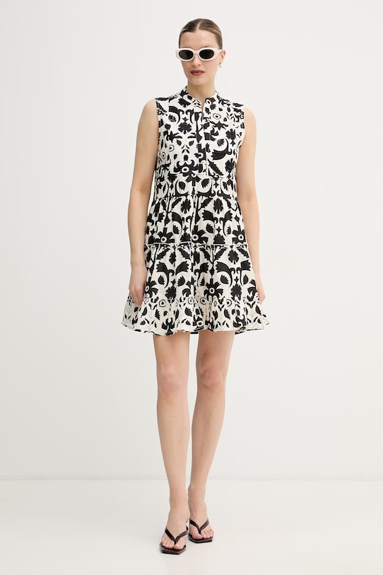 Lola Casademunt летнее платье из хлопка LS2616040 чёрный SS26