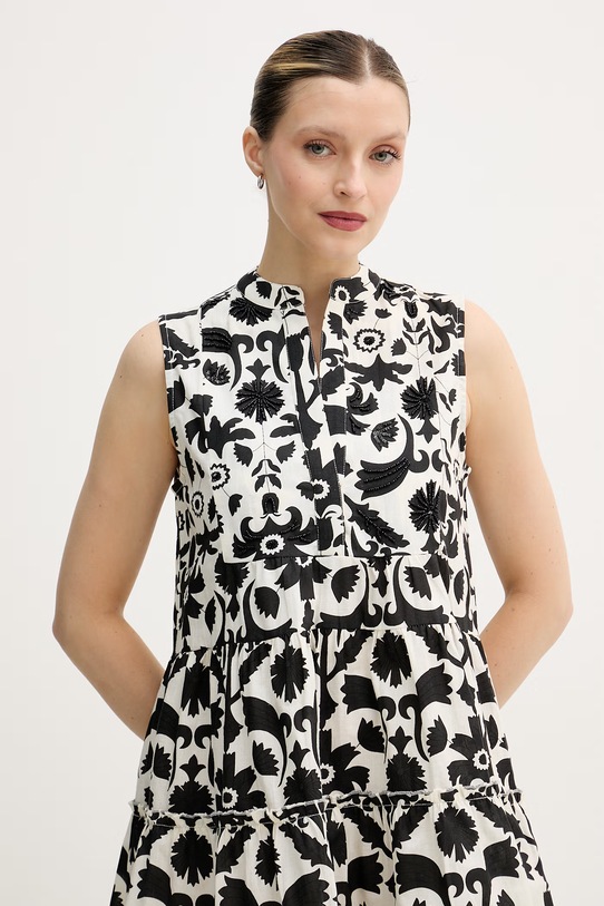 Lola Casademunt літня сукня бавовняна чорний LS2616040