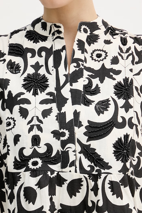 Lola Casademunt летнее платье из хлопка LS2616040 чёрный