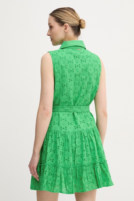 Одяг Lola Casademunt сукня-сорочка бавовняна LS2616037 зелений