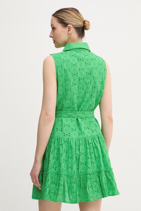 Дрехи Lola Casademunt рокля тип риза от памук LS2616037 зелен