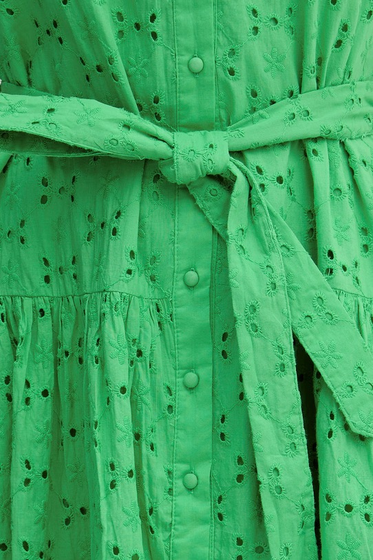 Lola Casademunt сукня-сорочка бавовняна LS2616037 зелений