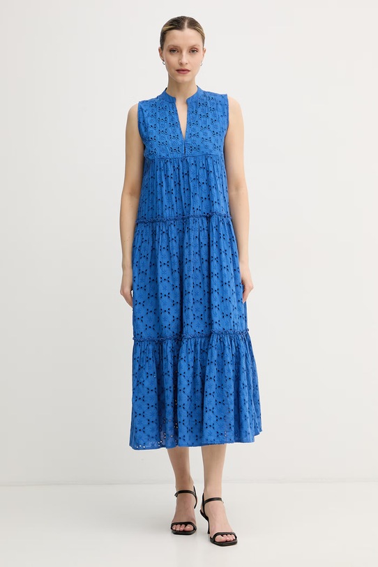 Lola Casademunt літня сукня бавовняна блакитний LS2616017