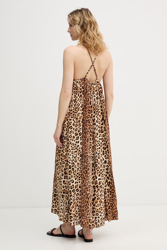 Дрехи Lola Casademunt Лятна рокля от вискоза LS2616004 кафяв