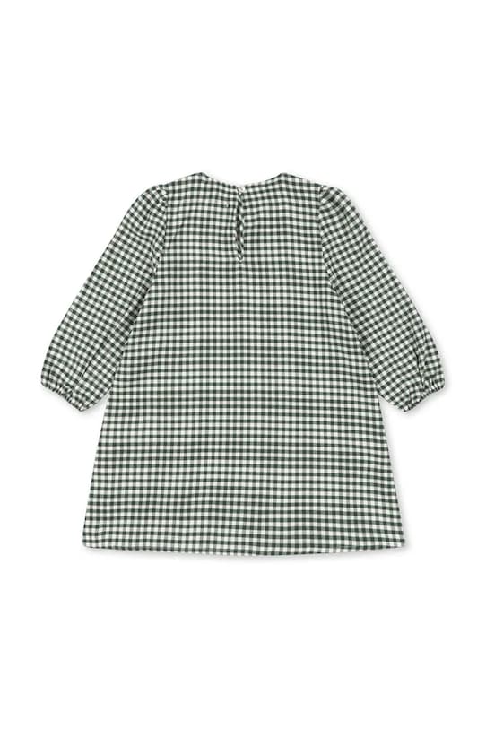 DÍVKA Dětské bavlněné šaty Konges Sløjd FORET DRESS GOTS KS104193.PreSpring bílá