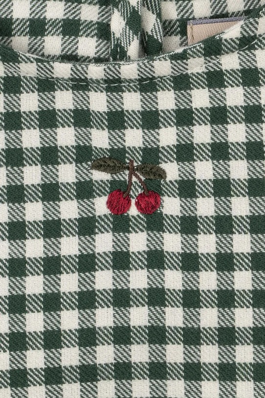 Dětské bavlněné šaty Konges Sløjd FORET DRESS GOTS KS104193.PreSpring bílá