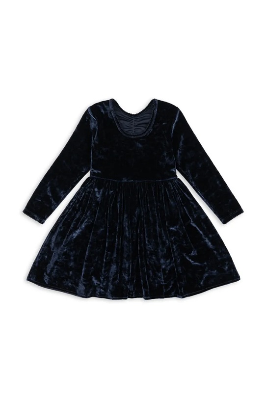 Dziewczynka Konges Sløjd sukienka dziecięca CARLITO DRESS GRS KS104243.PreSpring granatowy