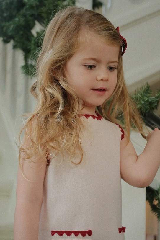 Konges Sløjd sukienka wełniana dziecięca COLLETTE DRESS KS104271.PreSpring