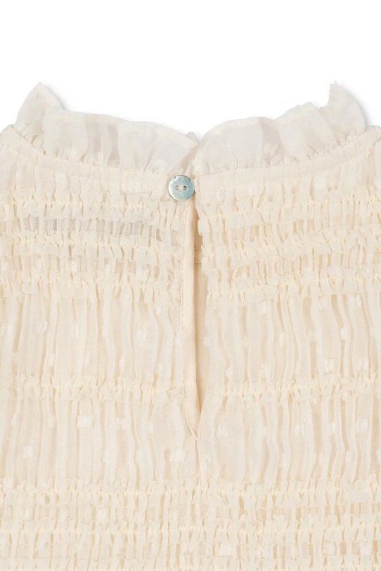 Dziewczynka Konges Sløjd sukienka dziecięca JOELLA DRESS KS104316.PreSpring beżowy