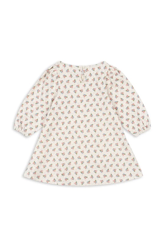 Dievča Dievčenské bavlnené šaty Konges Sløjd DREY DRESS GOTS KS104290.PreSpring béžová
