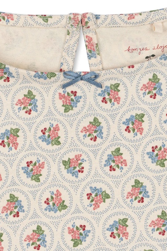 Dievčenské bavlnené šaty Konges Sløjd DREY DRESS GOTS KS104290.PreSpring béžová