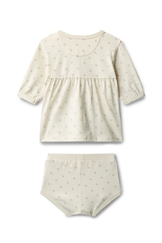 Дитяча сукня Calvin Klein Jeans IN0IN00351.PPY2 бежевий SS26