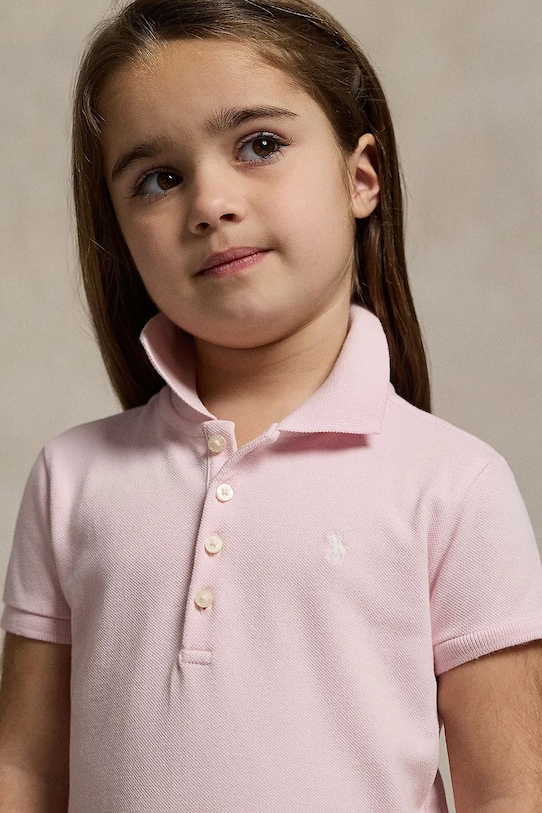 Polo Ralph Lauren sukienka dziecięca 312698754082 różowy