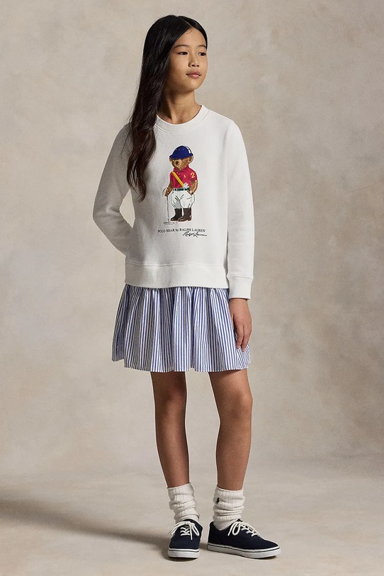 Polo Ralph Lauren sukienka dziecięca wzorzyste biały 313A96118001