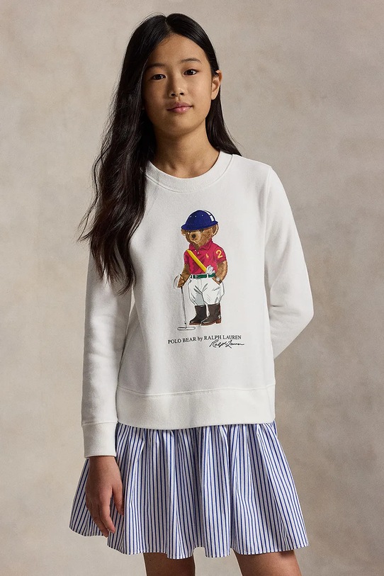 Polo Ralph Lauren sukienka dziecięca biały 313A96118001