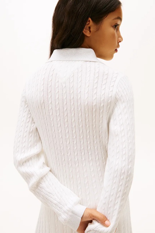 Tommy Hilfiger sukienka dziecięca beżowy KG0KG08938.116.122.PPY2