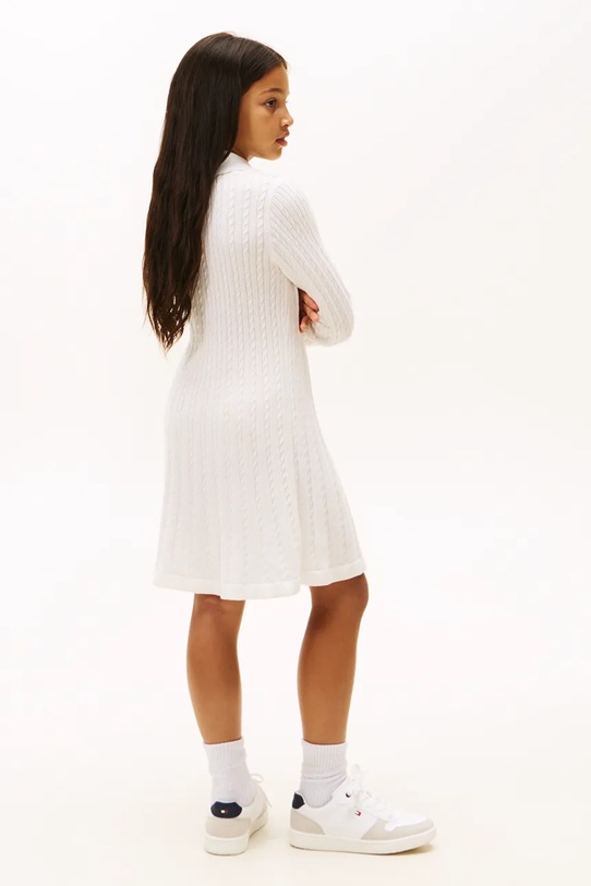 Tommy Hilfiger sukienka dziecięca KG0KG08938.116.122.PPY2 beżowy