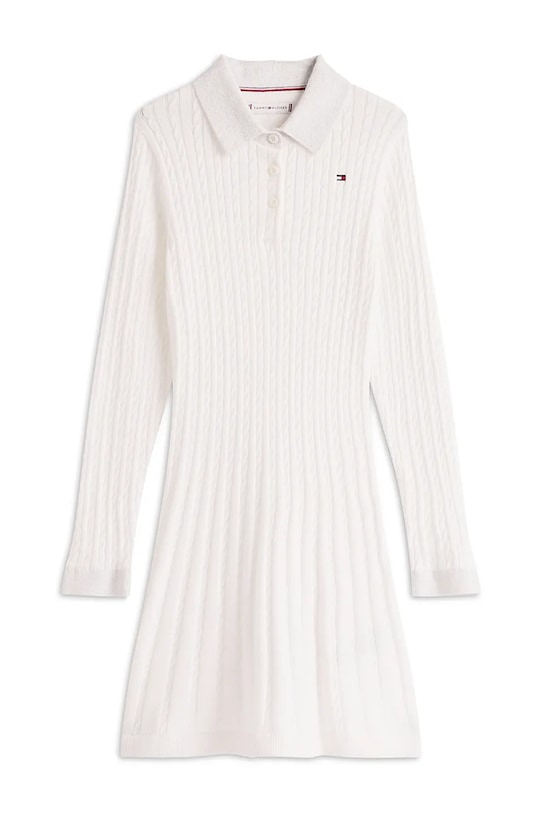 Tommy Hilfiger sukienka dziecięca KG0KG08938.128.176.PPY2 beżowy SS26