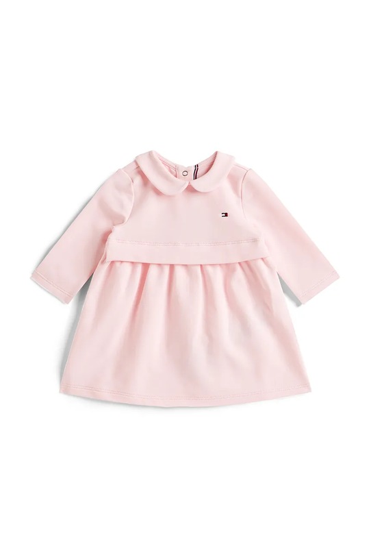 Tommy Hilfiger sukienka niemowlęca z elastanem różowy KN0KN01972.PPY2