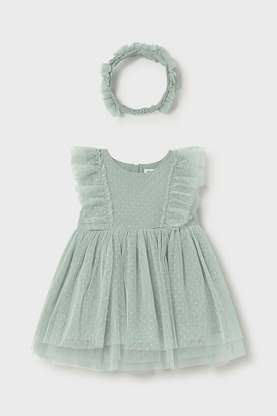 Mayoral sukienka dziecięca 1905.4A.Baby.PPY2 turkusowy SS26