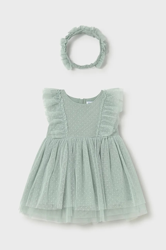 Mayoral sukienka dziecięca 1905.4A.Baby.PPY2 turkusowy SS26