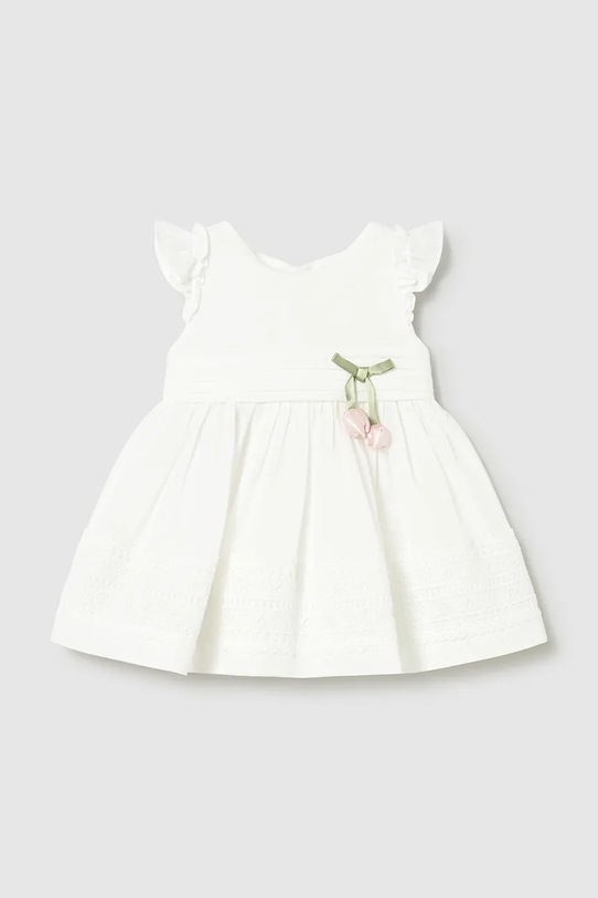 Mayoral vestito bambina 1907.4A.Baby.PPY2 bianco SS26