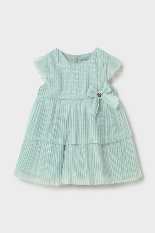 Mayoral sukienka dziecięca rozkloszowany turkusowy 1908.4B.Baby.PPY2