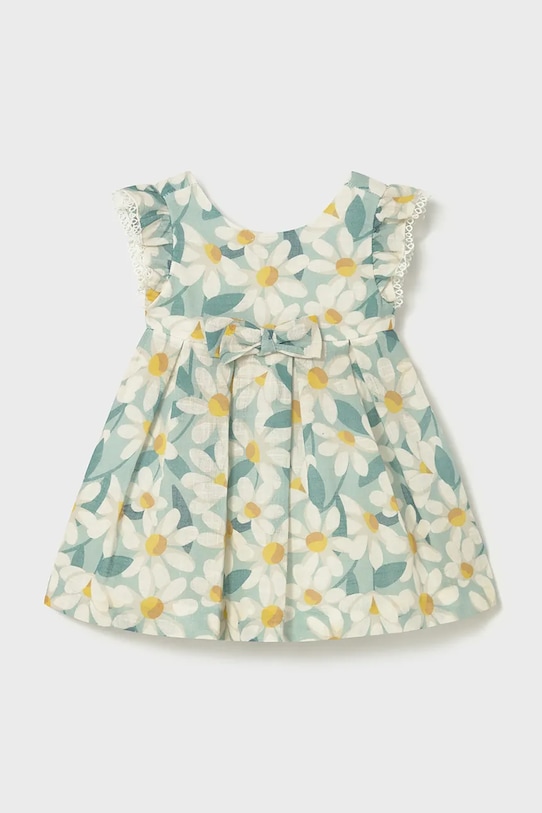 Mayoral sukienka dziecięca 1910.4C.Baby.PPY2 turkusowy SS26
