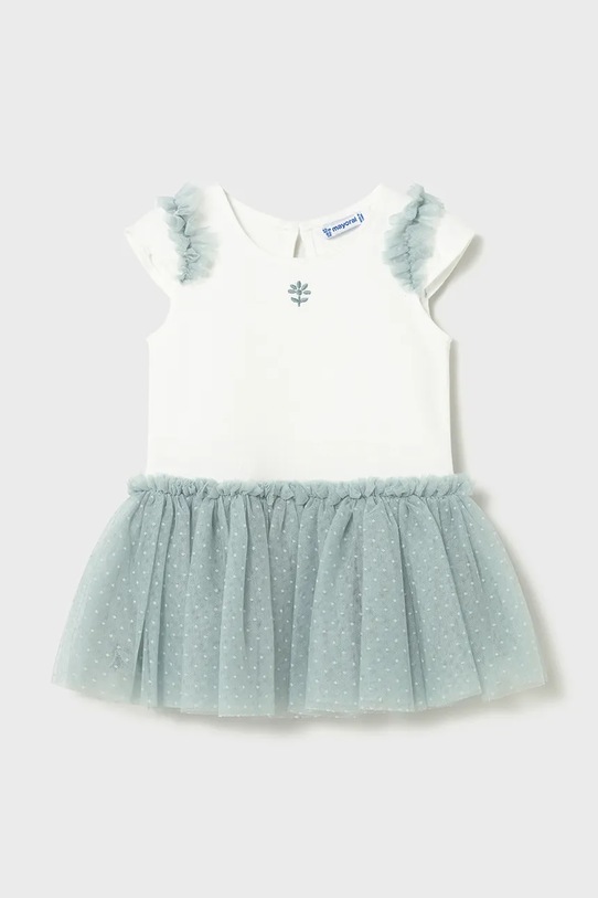 Mayoral sukienka niemowlęca wzorzyste turkusowy 1911.4C.Baby.PPY2