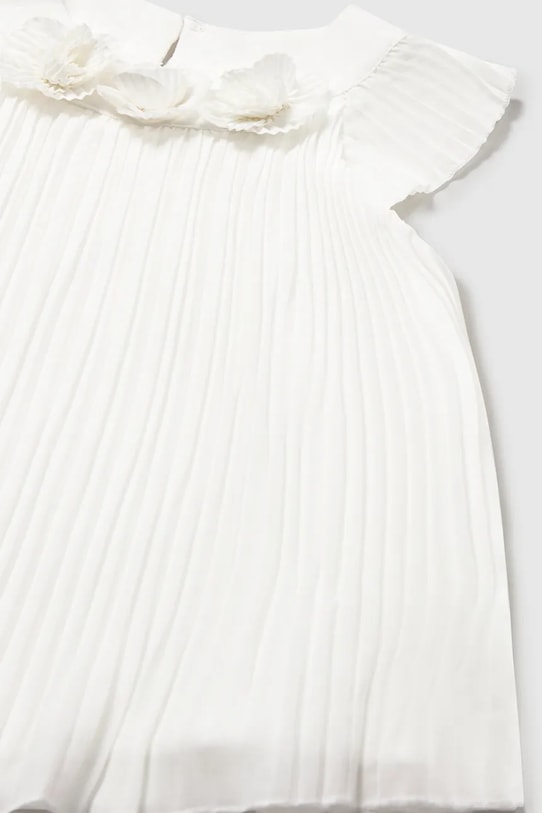 Dziewczynka Mayoral sukienka dziecięca 1913.4D.Baby.PPY2 biały