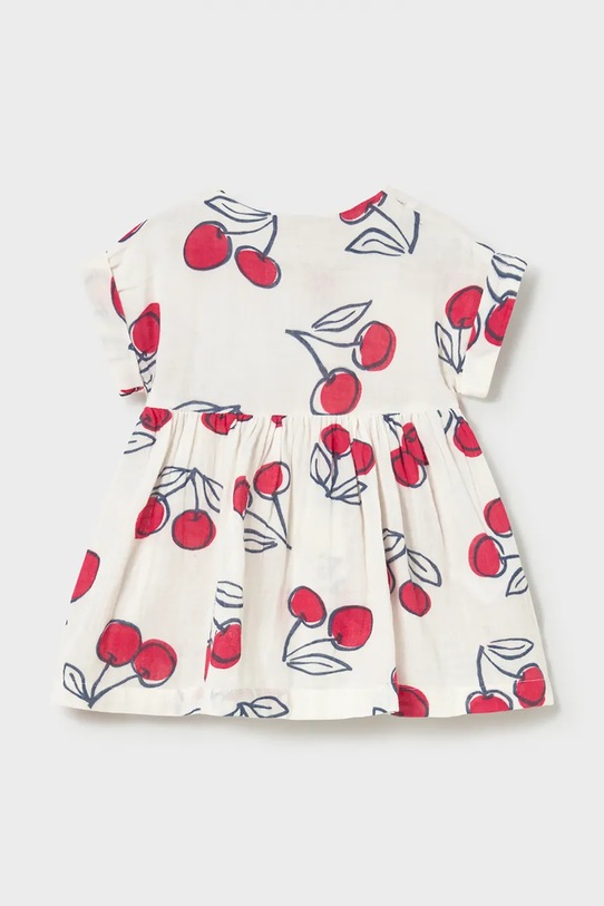 Mayoral sukienka bawełniana dziecięca 1921.4G.Baby.PPY2 beżowy SS26