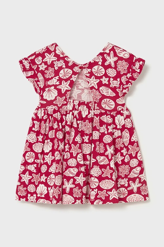 Mayoral sukienka bawełniana dziecięca 1925.4K.Baby.PPY2 różowy SS26