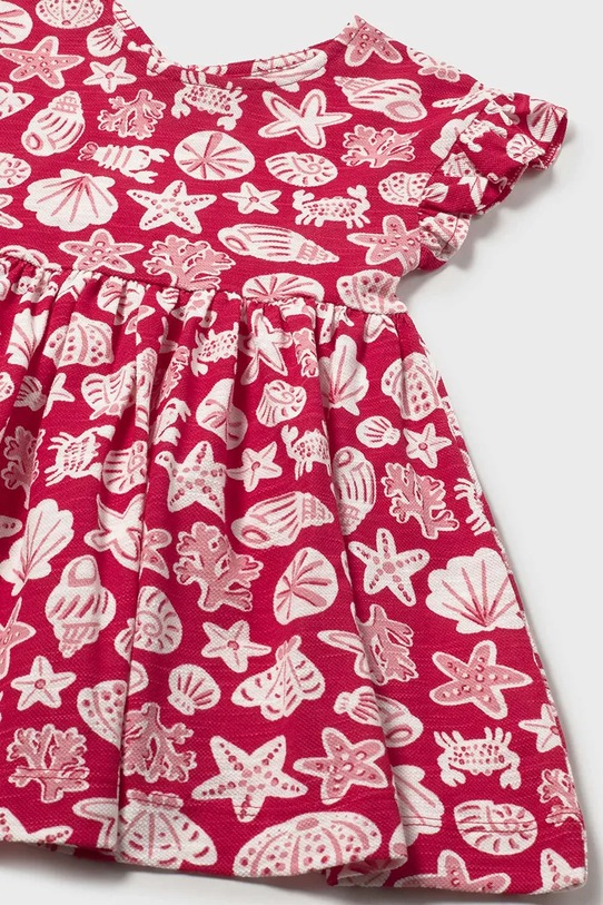 Dziewczynka Mayoral sukienka bawełniana dziecięca 1925.4K.Baby.PPY2 różowy