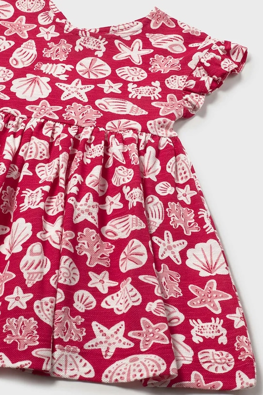 Dziewczynka Mayoral sukienka bawełniana dziecięca 1925.4K.Baby.PPY2 różowy