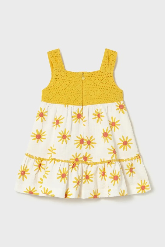 Mayoral sukienka dziecięca 1926.4K.Baby.PPY2 żółty SS26