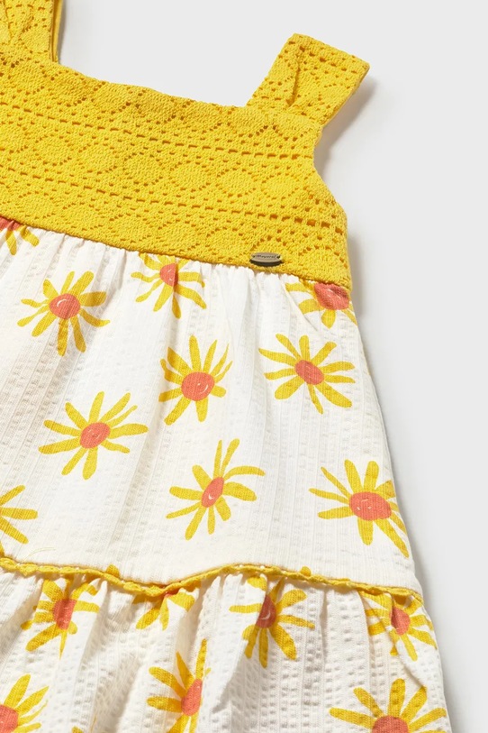 Dziewczynka Mayoral sukienka dziecięca 1926.4K.Baby.PPY2 żółty