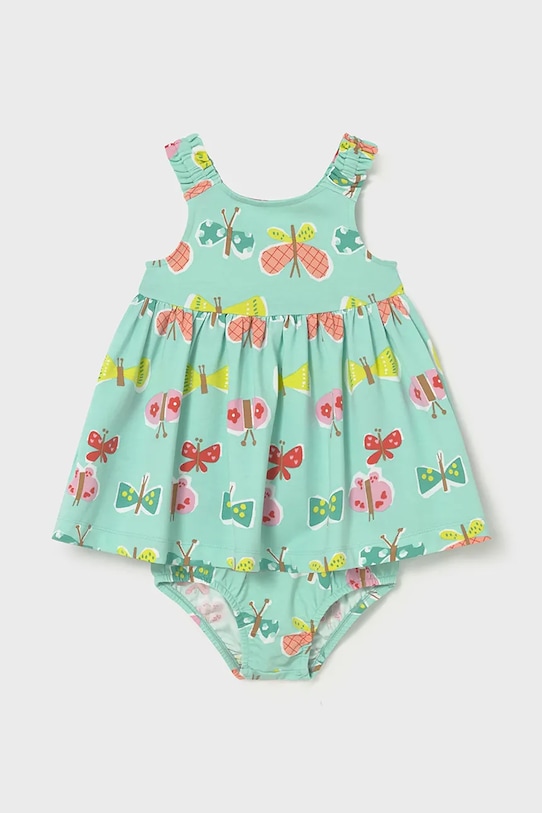 Mayoral sukienka dziecięca wzorzyste turkusowy 1927.4M.Baby.PPY2